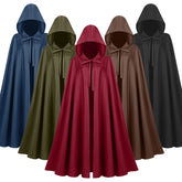 2025 Amazon Halloween Cloak Cosplay Costume Medieval Fantasy Wizard Robe - Coscosmos